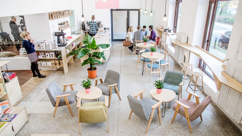 Kahawa咖啡书店，波兰，Atelier Starzak Strebick