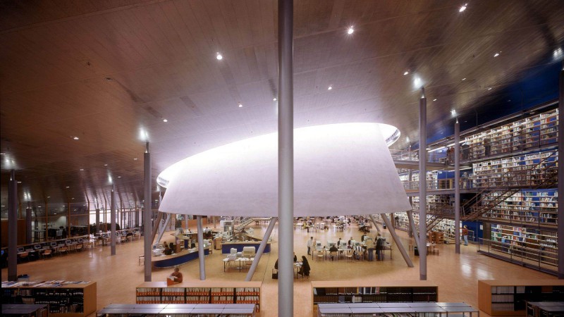代尔夫特理工大学图书馆,荷兰代尔夫特,Mecanoo Architecten