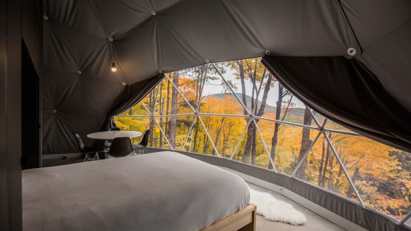 Harlevoix圆顶住宅,加拿大魁北克, Bourgeois  Lechasseur