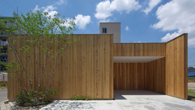被树木环绕的住宅,日本大阪,Arbol Architects