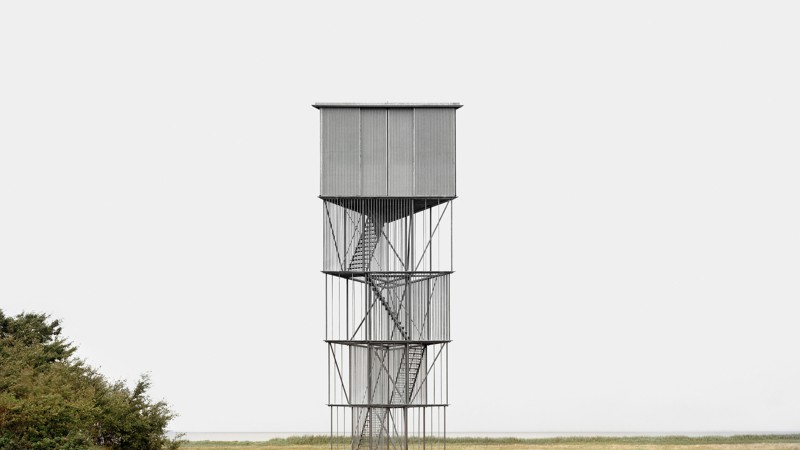 Tipperne鸟类保护区观鸟塔,丹麦,Johansen Skovsted Arkitekter