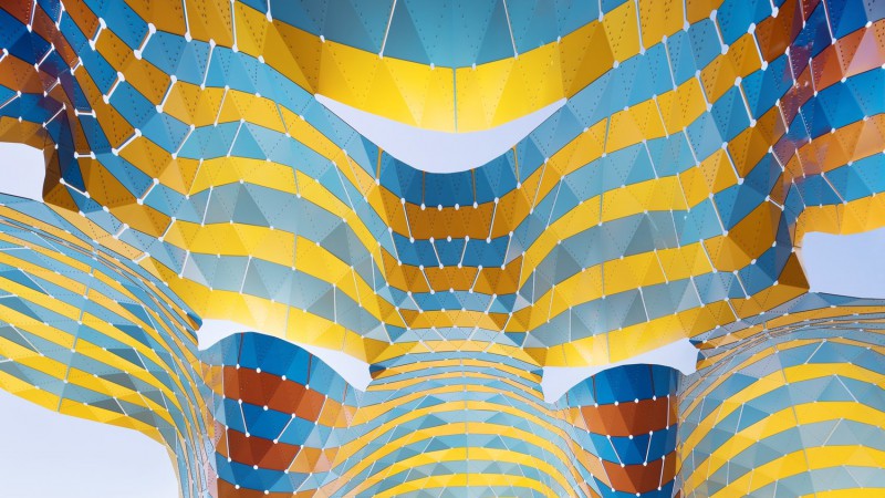 Westside游泳馆入口,美国艾尔帕索,MARC FORNES/THEVERYMANY