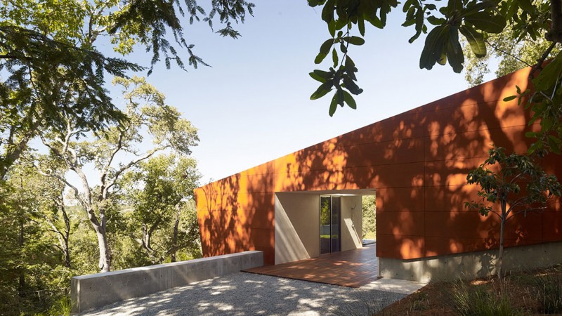 Hillside House住宅,美国加利福尼亚州波托拉谷,Field Architecture