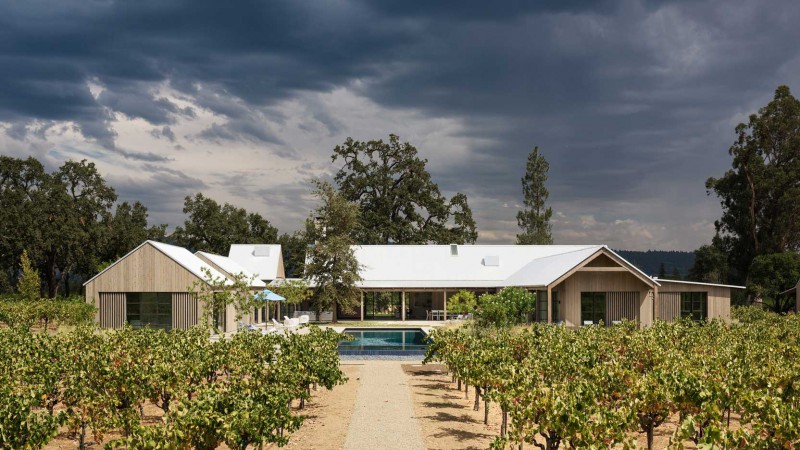 "仙粉黛楼"住宅,美国圣赫勒拿,Field Architecture