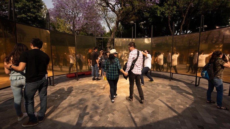 Comex景观装置,墨西哥,Graciastudio