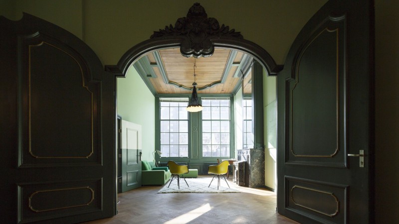 两个相邻的17世纪运河房屋改建,荷兰阿姆斯特丹,HOH Architecten