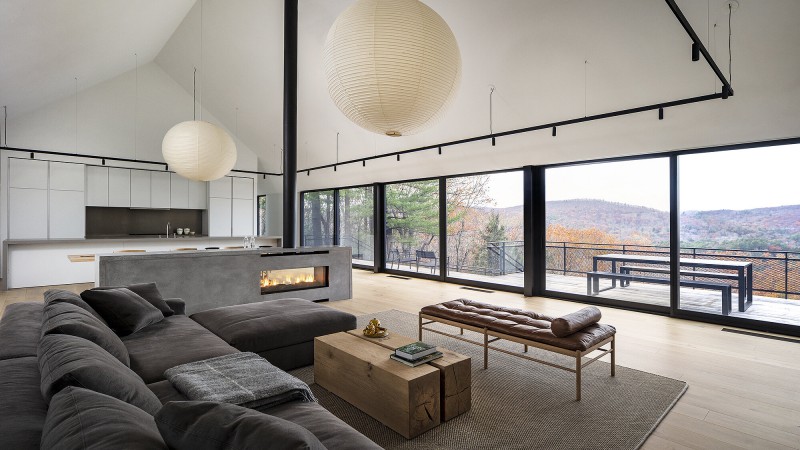 Ledge House住宅,美国康沃尔,Desai Chai Architecture