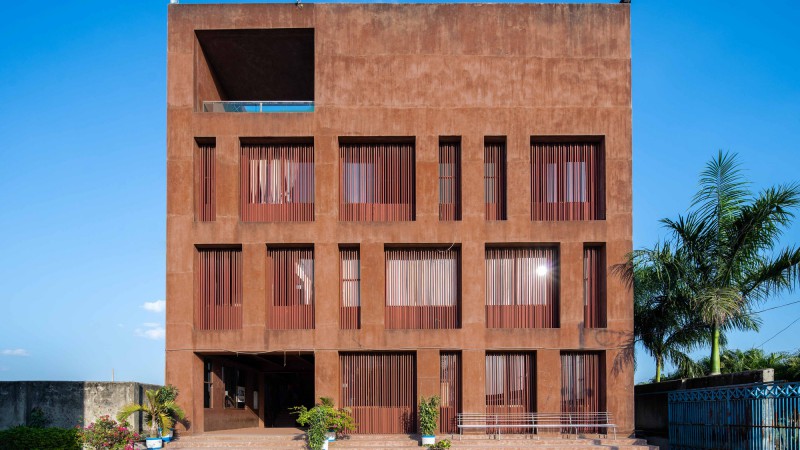 Dhaka International University大学行政楼,孟加拉, Archeground