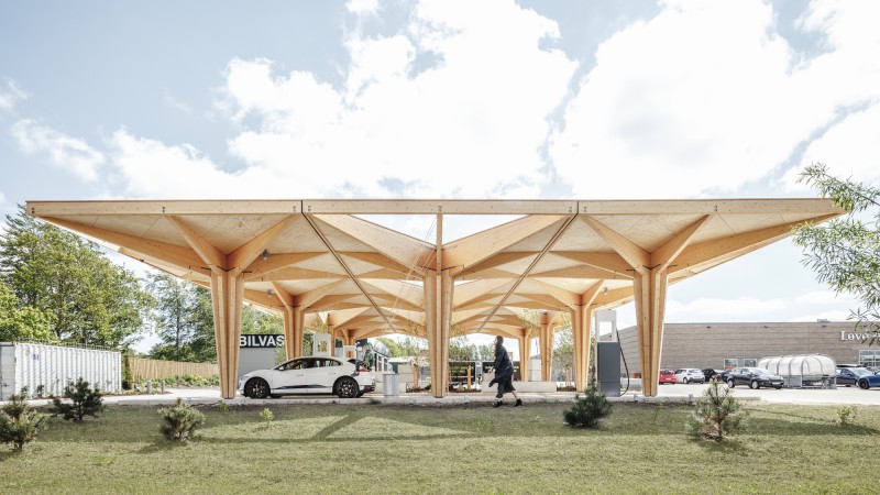 电动车快速充电站,丹麦,Cobe