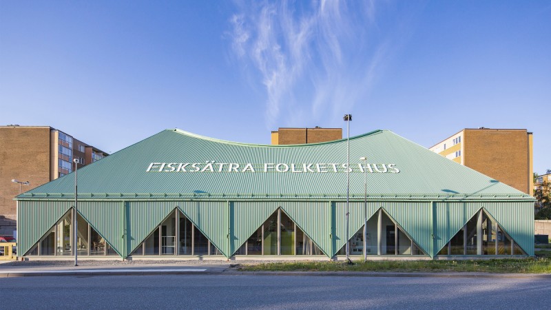 FisksätraFolkets Hus社区中心,瑞典,Sandellsandberg