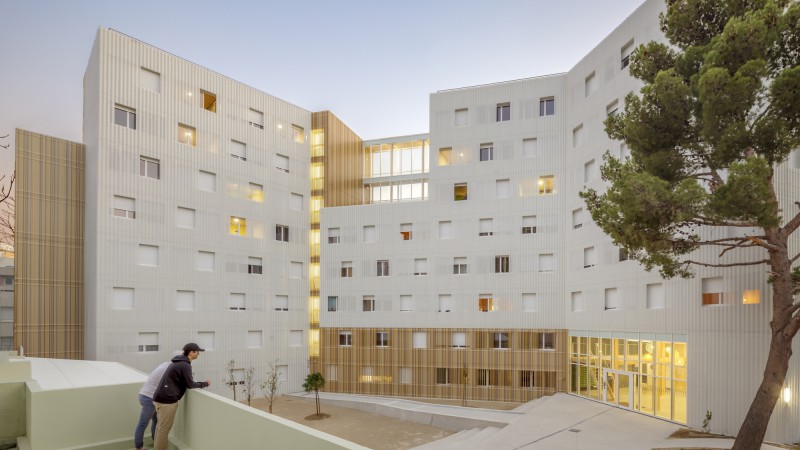 Lucien Cornil学生宿舍,法国,A+Architecture