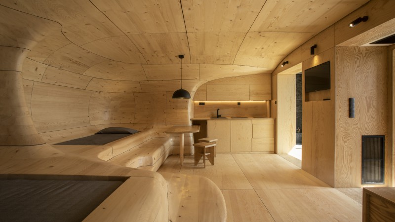 Wooden Cave旅馆,希腊,Tenon Architecture
