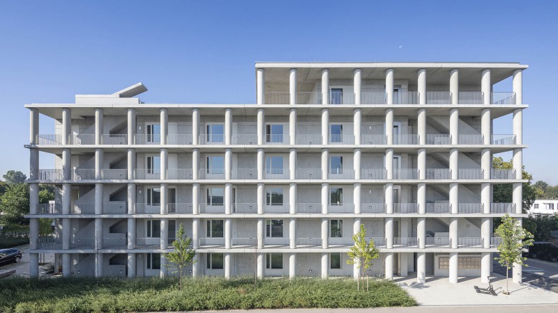 Betonhaus Neu-Ulm公寓,德国,Fink+Jocher Architekten und Stadtplaner