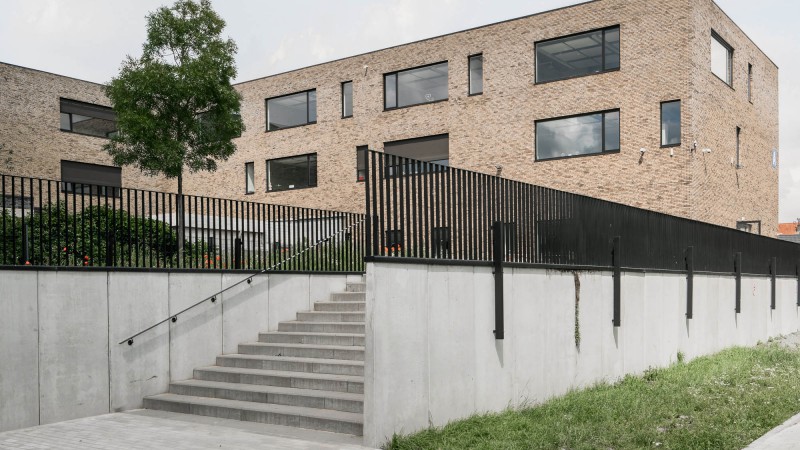 GO! Campus KA Ninove学校,比利时, Abscis Architecten
