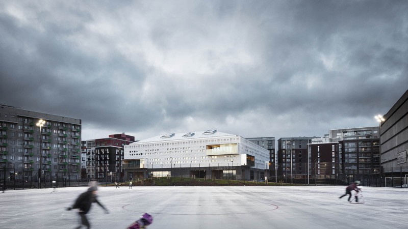 Jätkäsaari综合学校,芬兰,AOR Architects