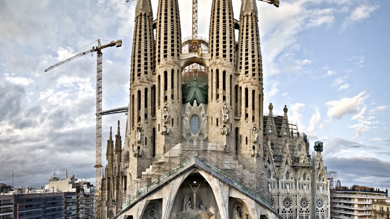 La Sagrada Familia教堂,西班牙,Antoni Gaudí
