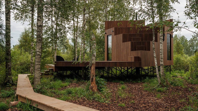 Maidla自然别墅,爱沙尼亚,b210 architects