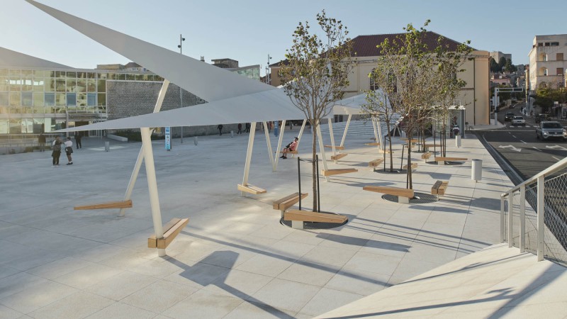 Poljana广场,克罗地亚,Atelier Minerva & Faculty of Architecture, University of Zagreb & Institute of Architecture