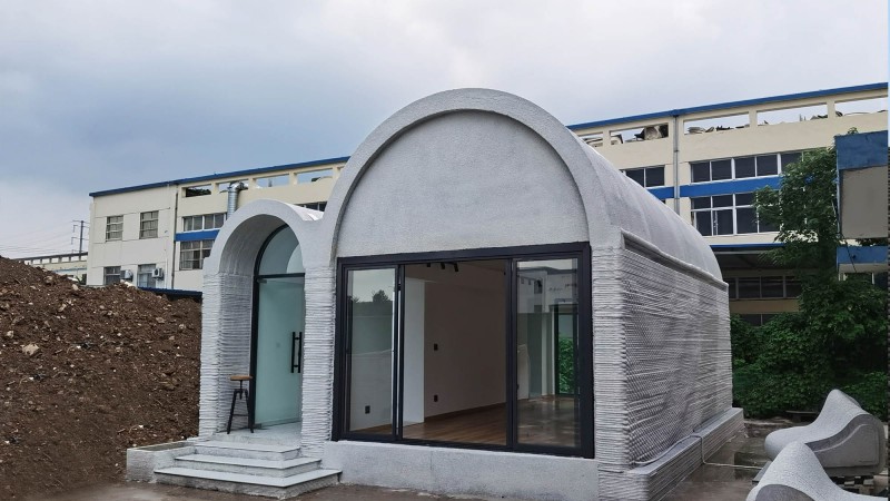 3D打印混凝土房屋,无锡,清华大学建筑学院徐伟国教授的团队