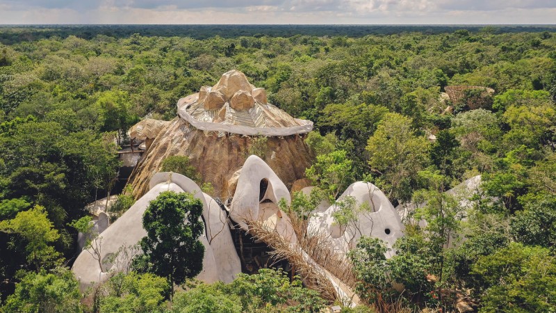 Azulik Uh May 艺术中心,墨西哥, Roth-Architecture