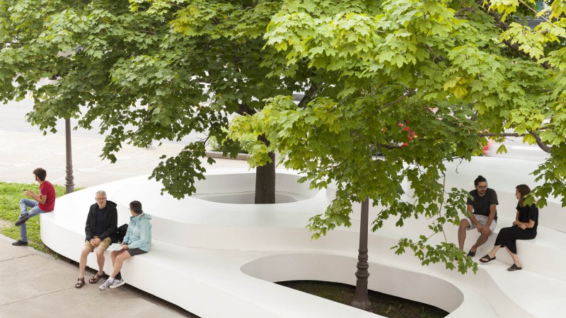 Le Banc de Neige装置,加拿大,Atelier Pierre Thibault