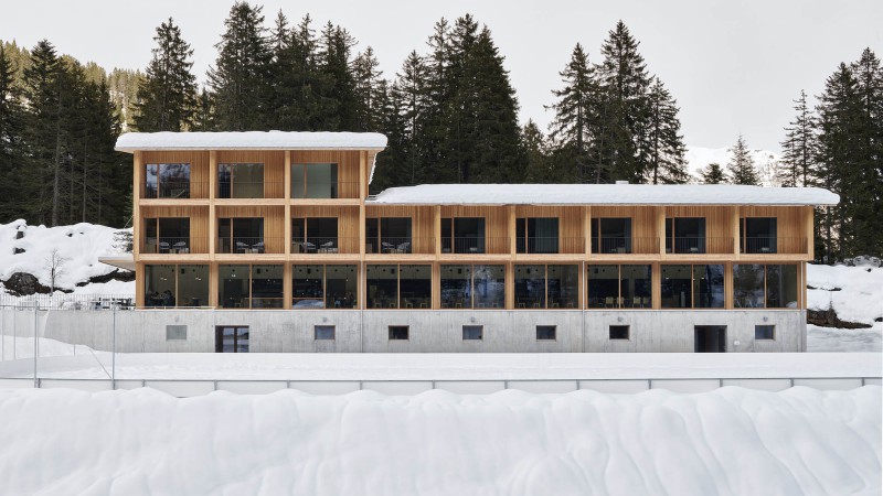 北欧滑雪中心,瑞士, Durisch + Nolli Architetti