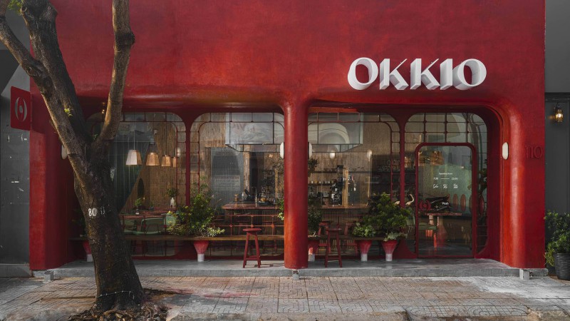 Okkio咖啡店,越南, Red5studio