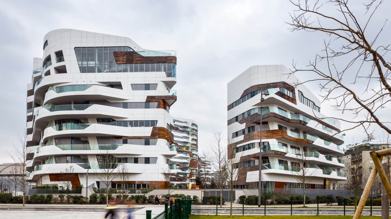 城市生活公寓,意大利,Zaha Hadid Architects