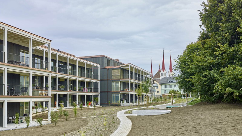 Am Chatzebach住房开发,瑞士,Baumberger & Stegmeier