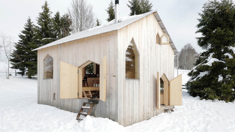 小木屋重建,瑞士,frundgallina