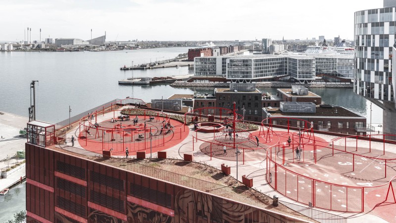 停车场上的公园,丹麦,JAJA Architects