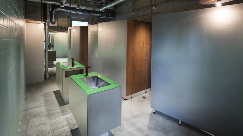 St. Catherine 高中卫生间,京都, Atelier Satoshi Takijiri Architects