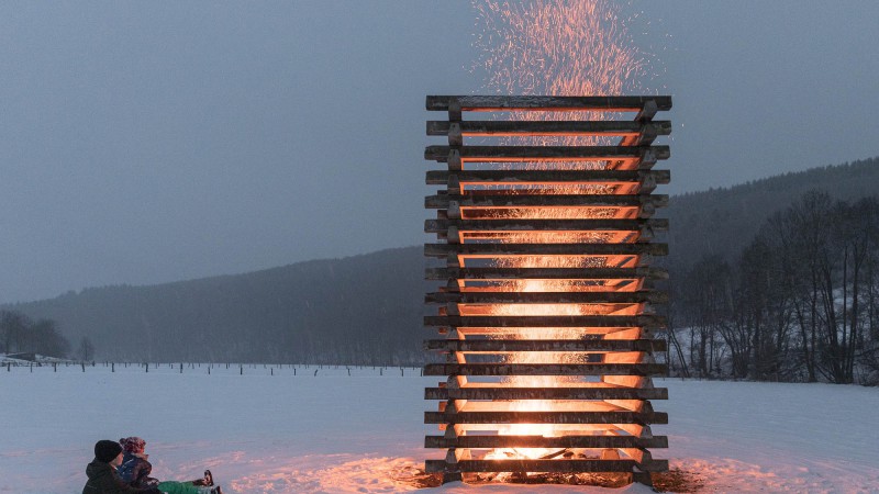 Waldbrand装置,德国, Christoph Hesse Architects