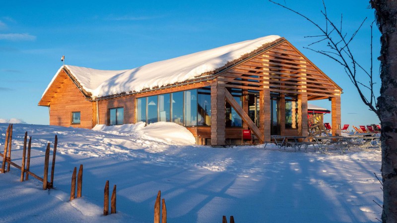 瓦尔登滑雪餐厅,挪威, Nordic Office of Architecture