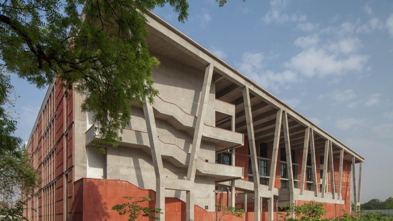 Ahmedabad大学工程技术学院,印度,Vu.Mueller Architects