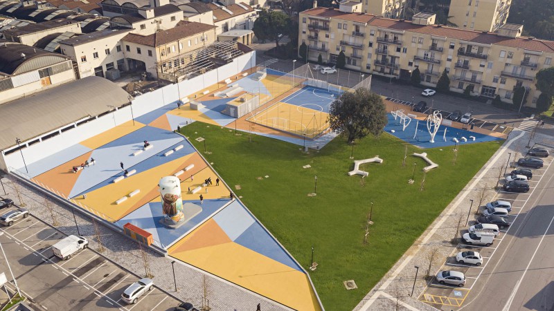 MacroLotto Zero 游乐场,意大利,Planificazione degli Spazi Pubblici del Comune di Prato