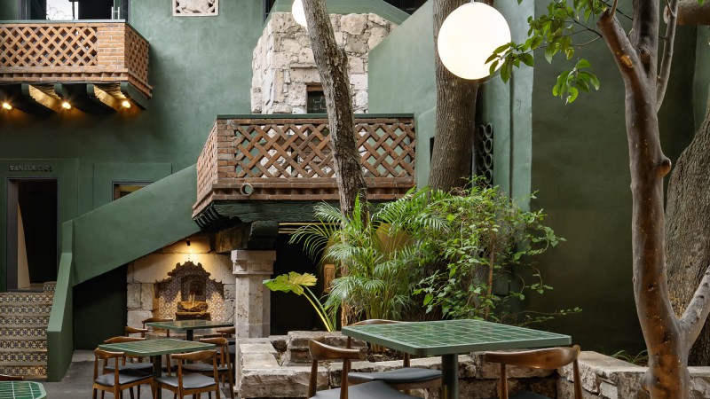 Santomate餐厅,墨西哥,Daniela Bucio Sistos // Taller de Arquitectura yDiseño