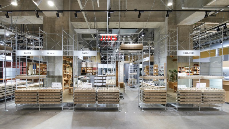 JINS Sharestar 商店，日本，Schemata Architects & Jo Nagasaka