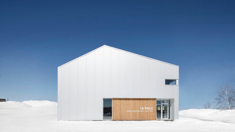 La Taule训练中心，加拿大， Architecture Microclimat