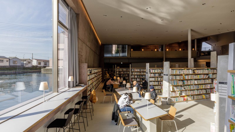 Matsubara Civic 图书馆，大阪，M.A.R.U Architecture