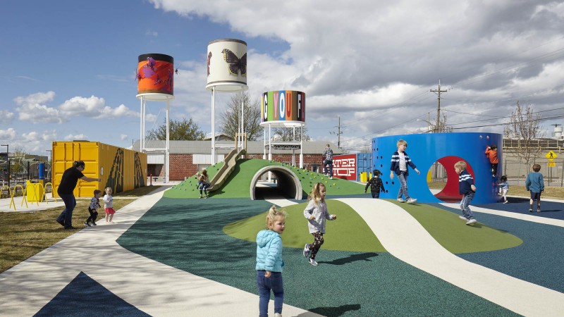 Railyard 公园，美国，Ross Barney Architects