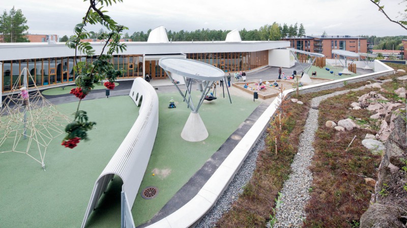 Saunalahti 儿童之家，芬兰，JKMM Architects