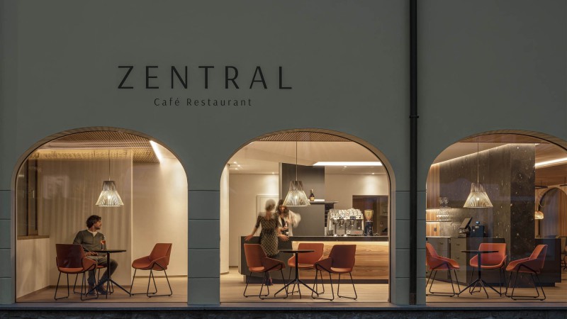 ZENTRAL 餐厅，意大利， Messner Architects