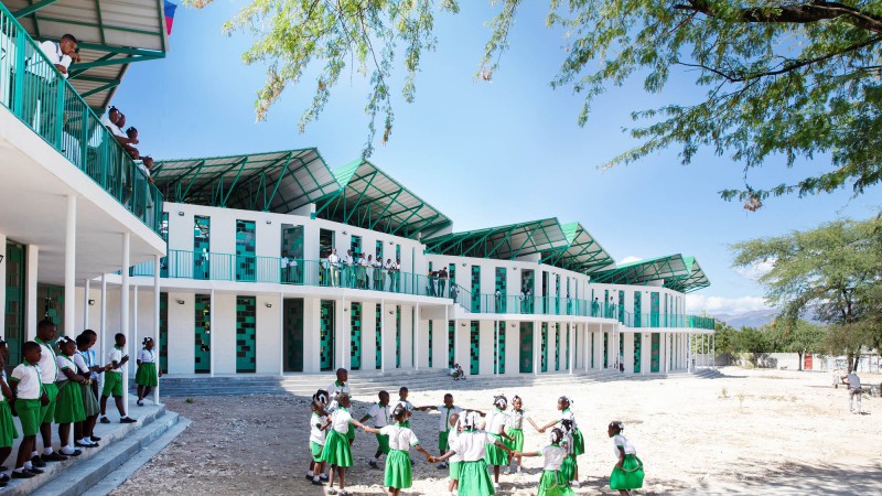 Ganthier学校，海地，  Studio PHH Architects