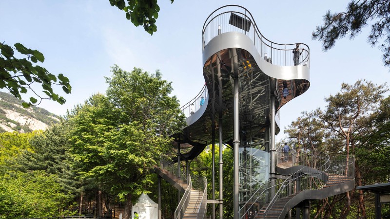 Imagination Circle观景台，韩国，  UnSangDong Architects