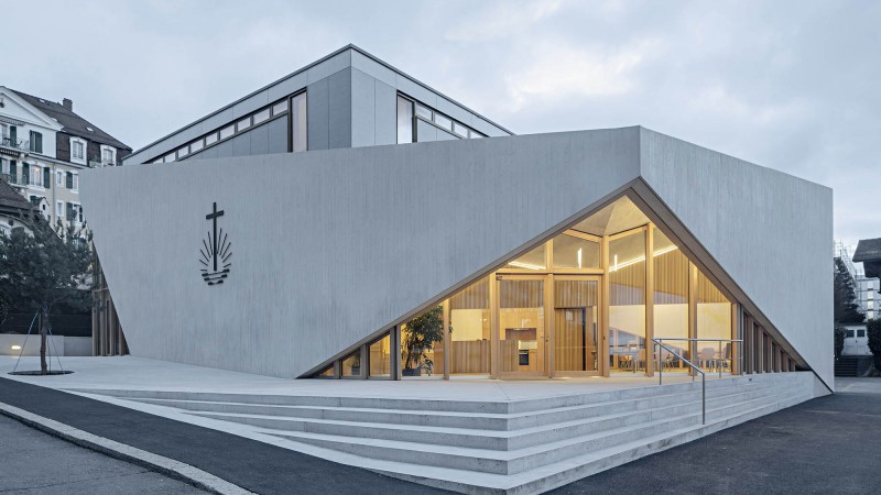 New Apostolic 教堂，瑞士，  LOCALARCHITECTURE