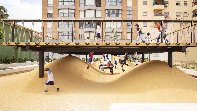 Santa María Mazzarello 广场游乐场，西班牙，HDH arquitectos