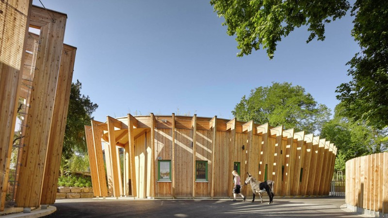 Öhringen Petting 动物园 ，德国， Kresings Architektur