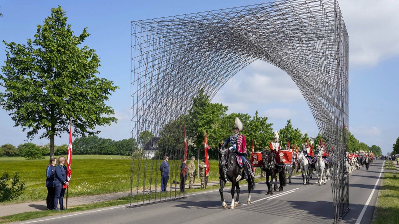 Sønderjylland 的拱门 ，丹麦， AA Collective