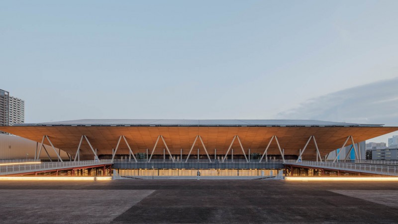 Ariake 体操中心，日本，Nikken Sekkei & Shimizu Corporation